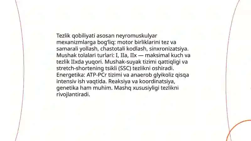 Tezlik qobilyati va uni rivojlantirish usullari 3