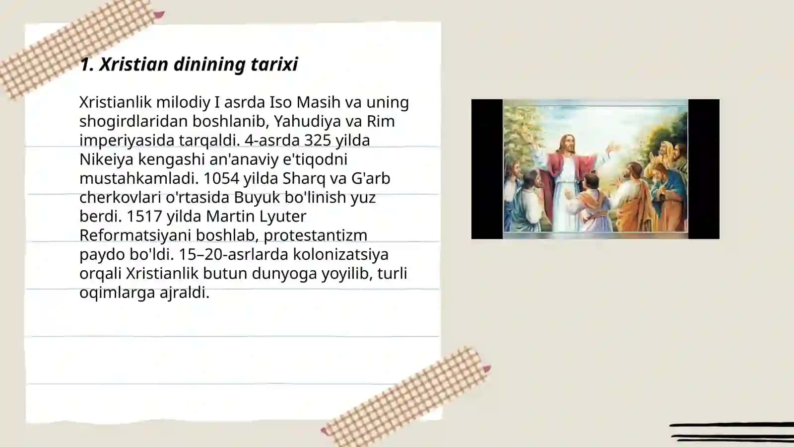 Xristian dini 3