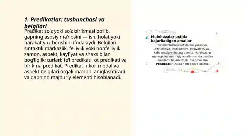Predikatlar 3