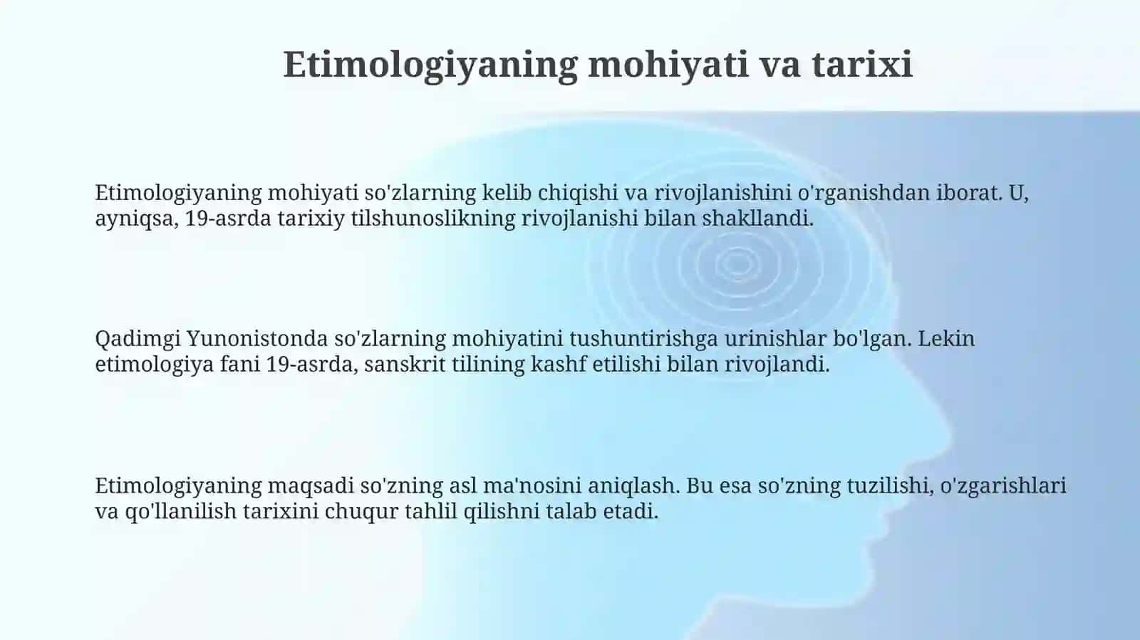 Etimologiyasi haqida umumiy ma'lumot 3