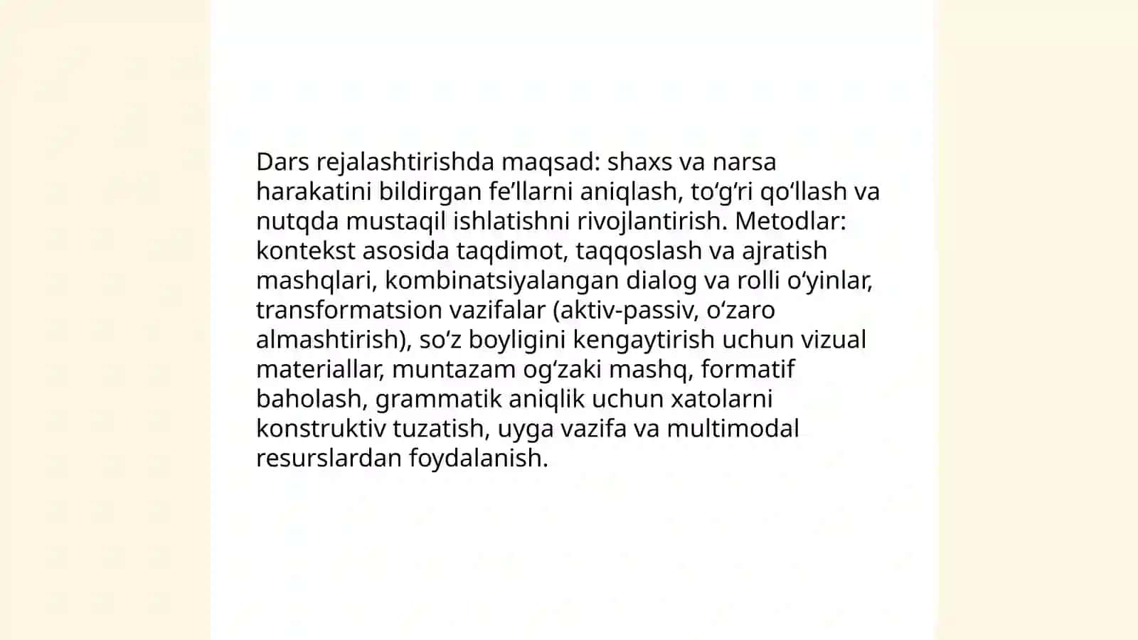 Shaxs-narsa harakati. Shaxs va narsa harakatini bildirgan so'zlar 3