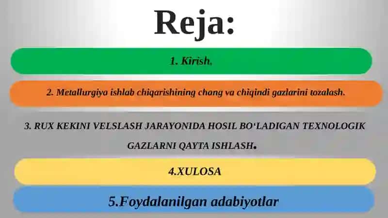 Metallurgiyada gazlarni tozalash 3
