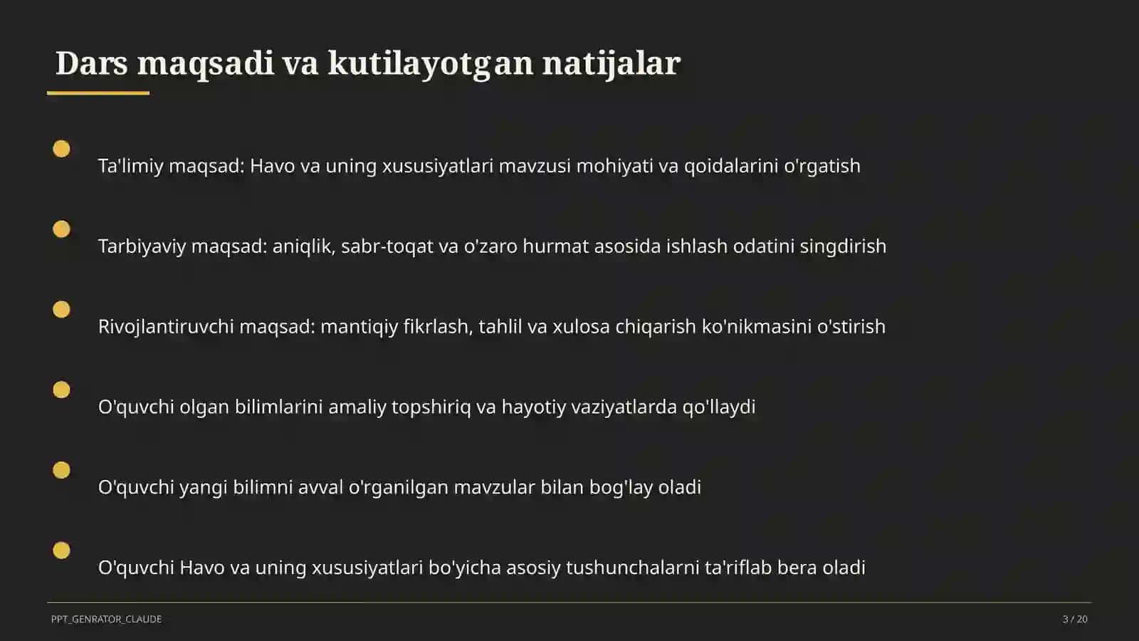 Havo va uning xususiyatlari (2-sinf) 3