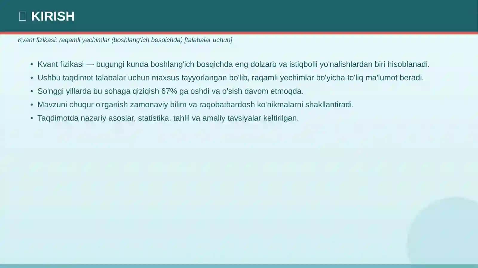 KVANT FIZIKASI Raqamli yechimlar (boshlang'ich bosqichda) [talabalar uchun] 3