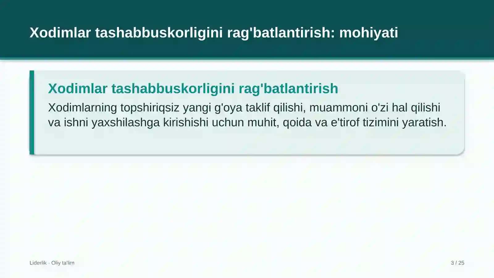 Buyumlar interneti sohasida xodimlarning tashabbuskorligini rag'batlantirish 3