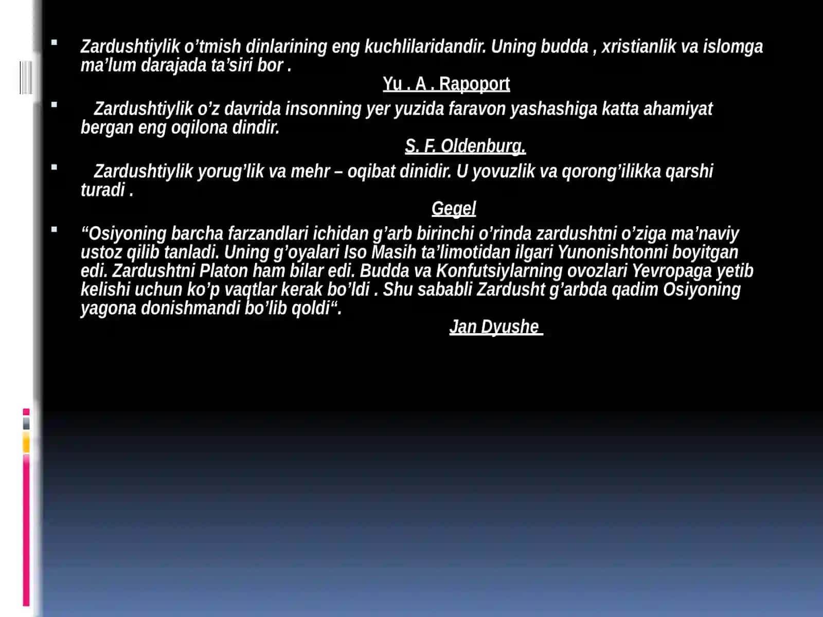 AVESTO Zardushtiylikning muqaddas kitobi sifatida 3