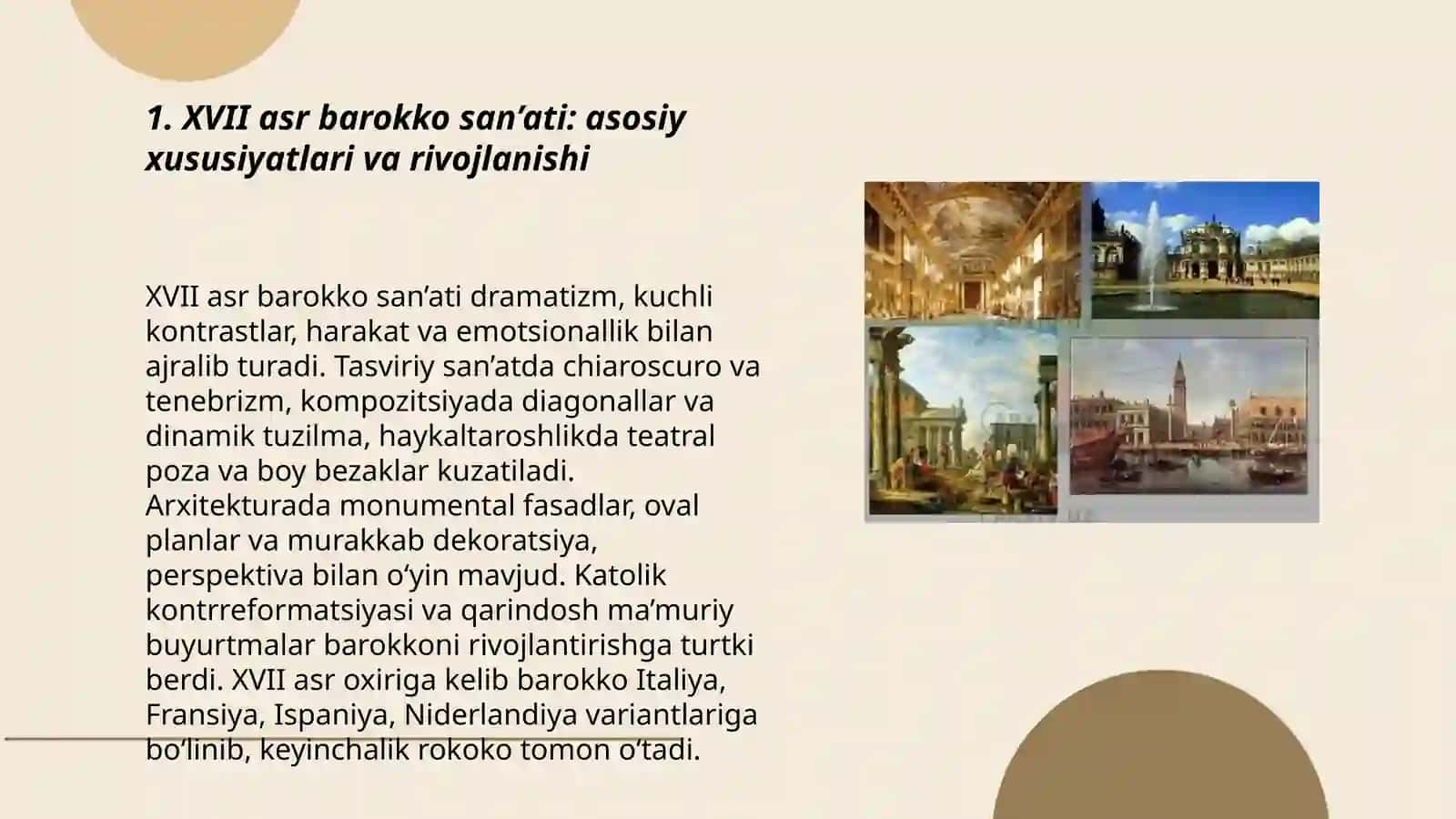 XVII asr san’ati 3