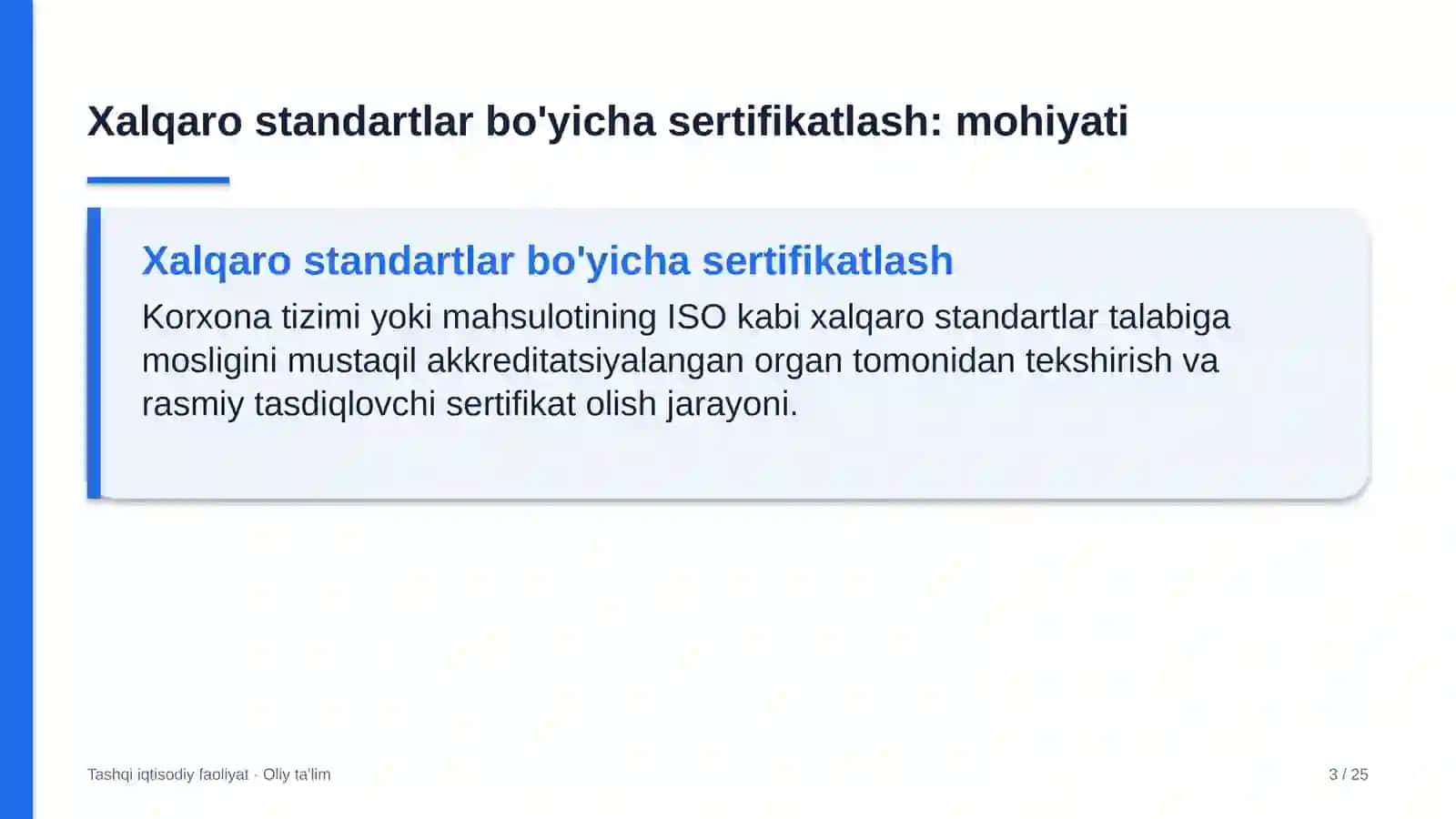 Lift xo'jaligida xalqaro standartlar bo'yicha sertifikatlash 3