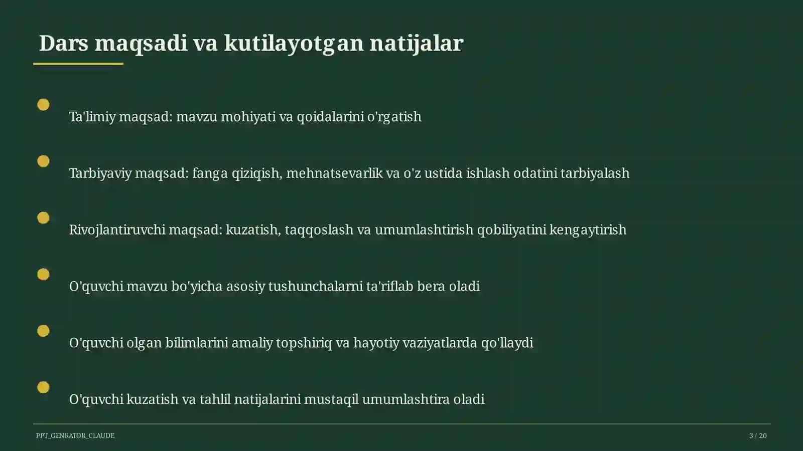 Informatika va axborot texnologiyalari (5–11) — metodik birlashma uchun 3