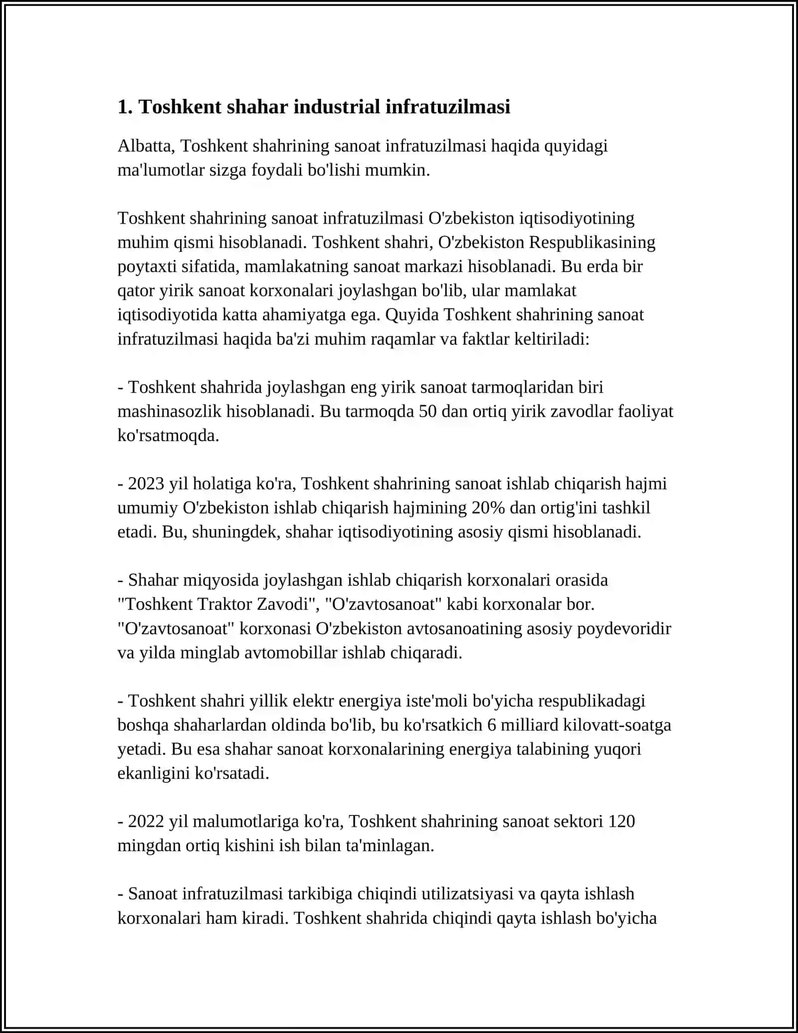 OʻZBEKISTONNING INDUSTRIAL SHAHARLARI 3