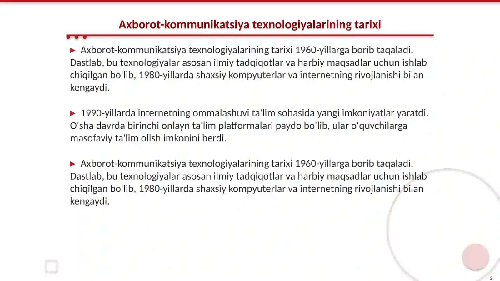 Talimda Axborot-Kommunikatsiya texnologiyalar 3