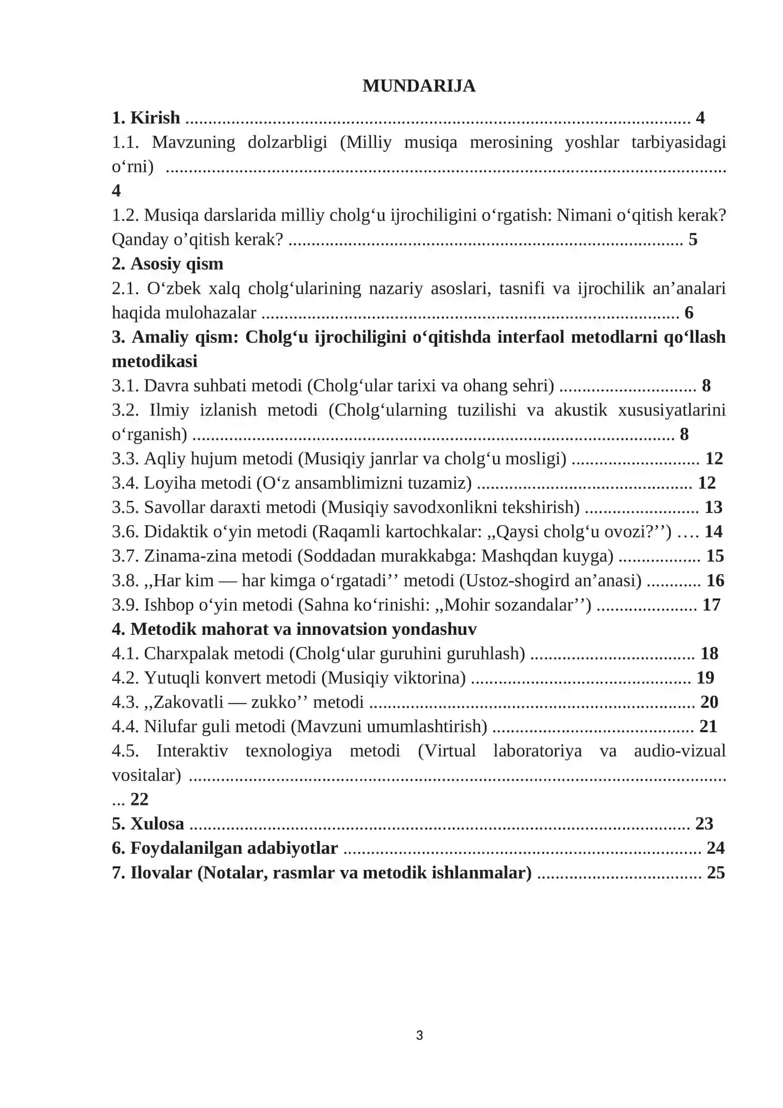 MILLIY CHOLGʻULAR CHALAMIZ 3