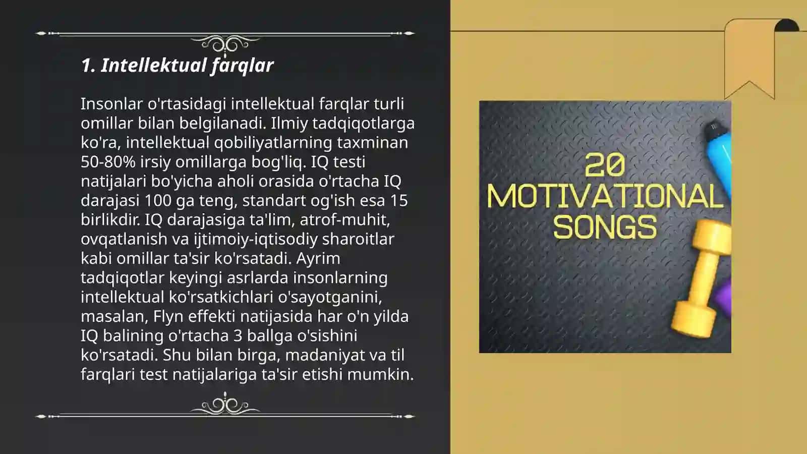 Motivlarning indivdual farqlari 3