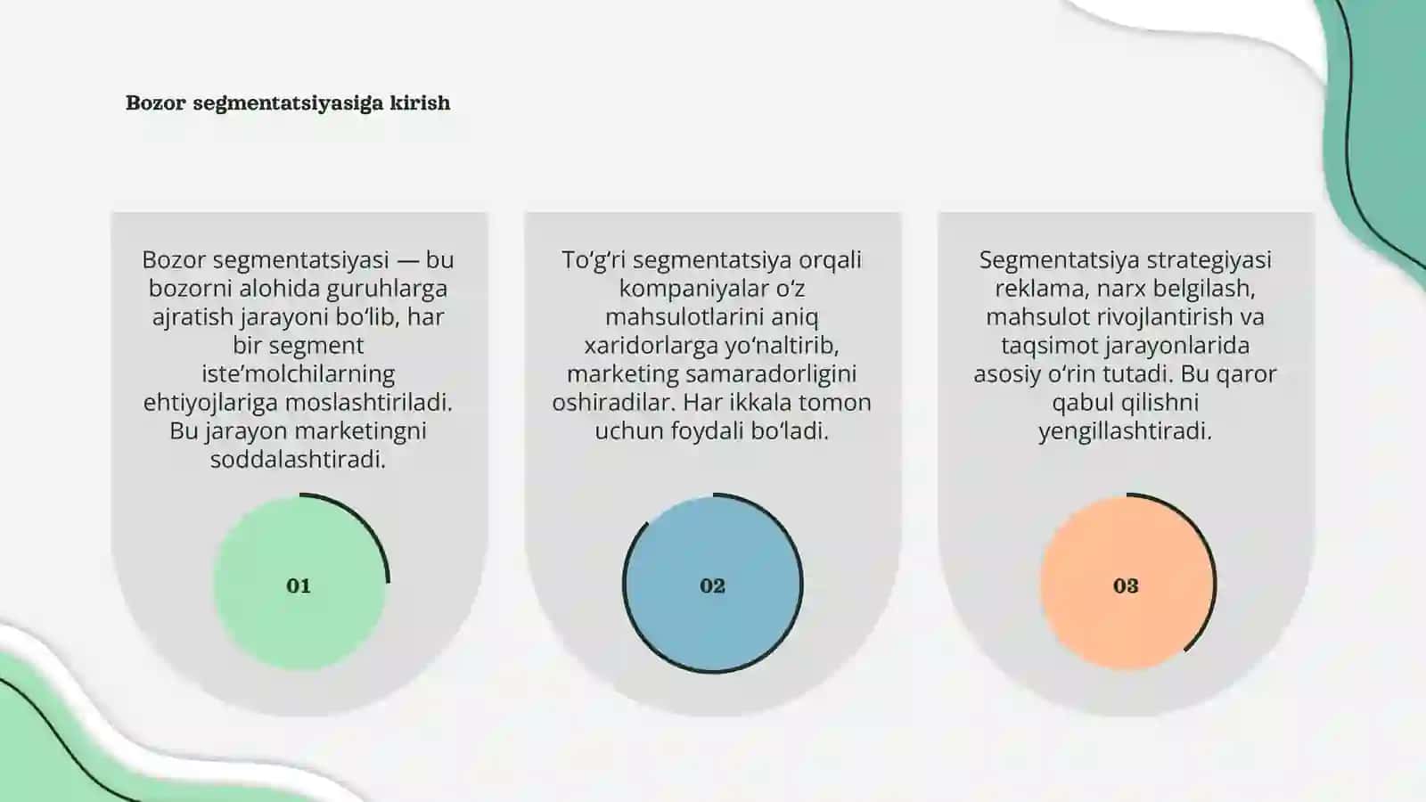 Bozor segmentatsiyasi 3