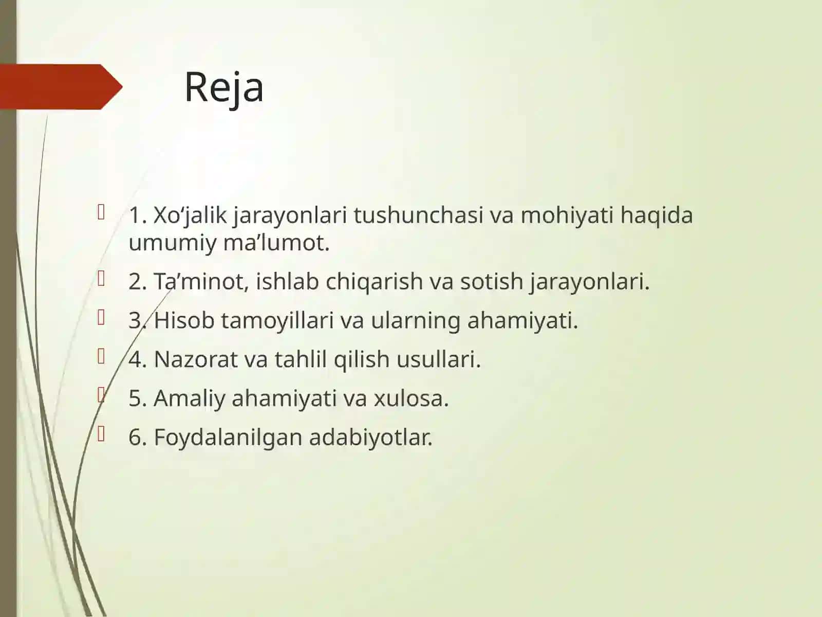 Asosiy xoʻjalik jarayonlari hisobi tamoyillari 3