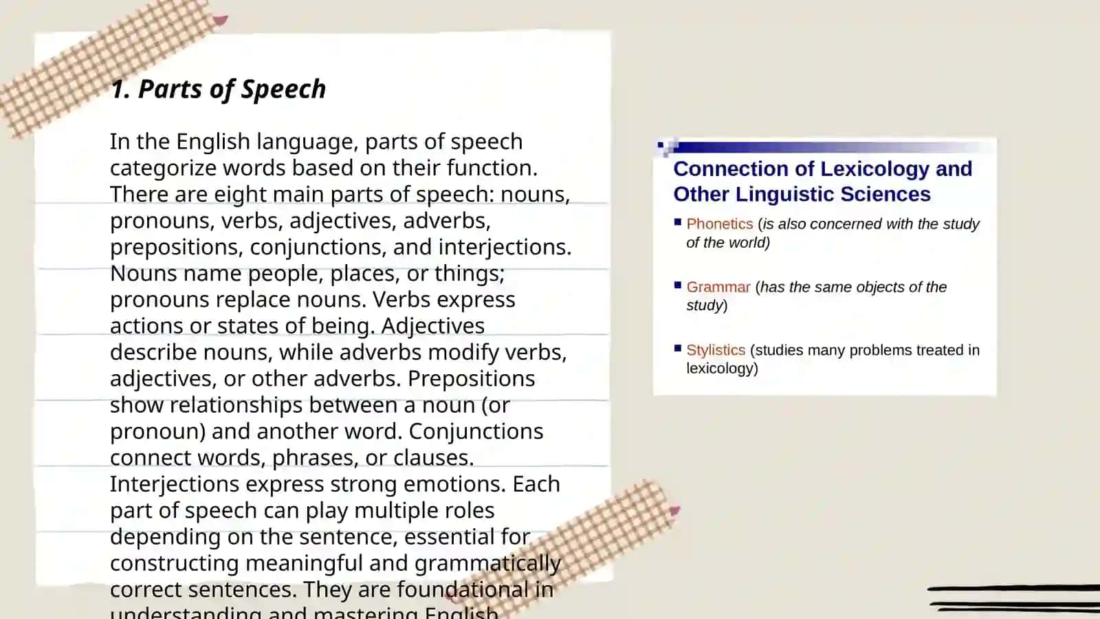 Grammatical competence 3