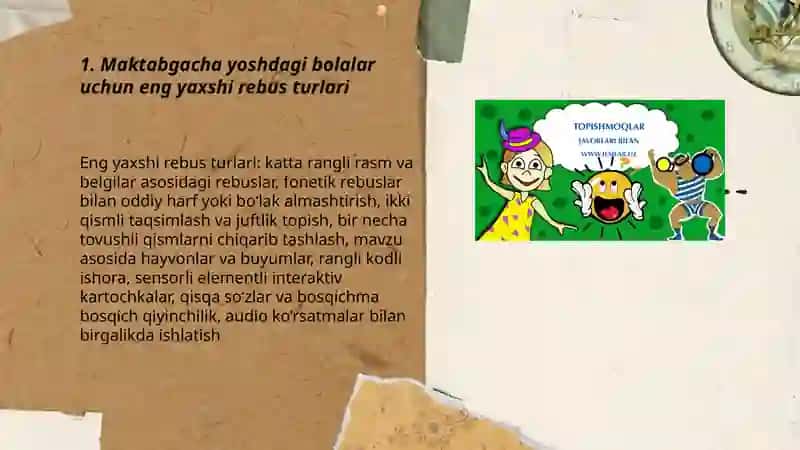 Rebuslar va krosvordlar 3
