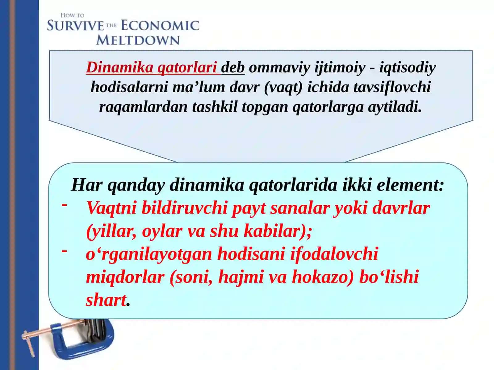 DINAMIKA QATORLARI 3