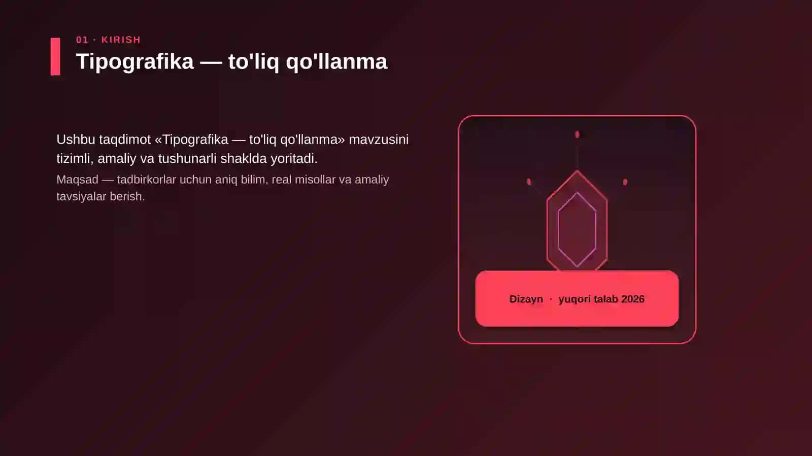 Tipografika — to'liq qo'llanma 3