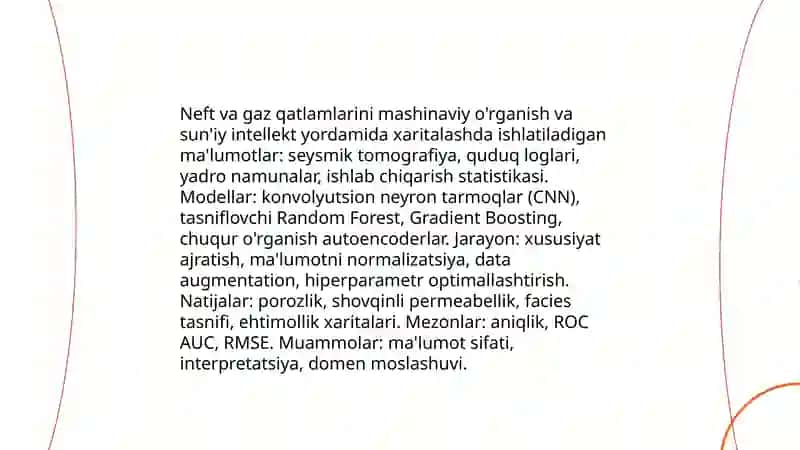 Neft va gaz qatlam fizikasi fanining zamonaviy tendensiyalari va innovatsion usullari 3