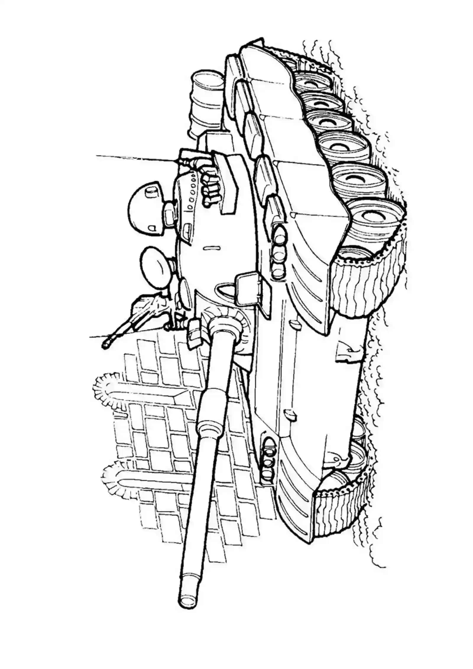 Bolalar uchun Tank "Raskraski" 4-to'plam 3