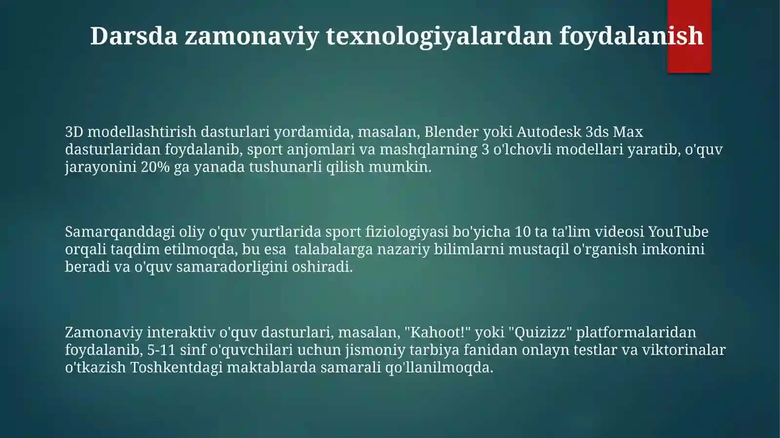 Jismoniy tarbiya darslarining tuzilmasi 3