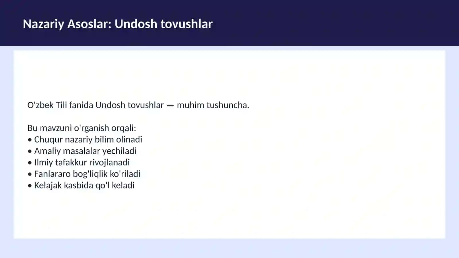 O'zbek Tili - Fonetika asoslari 3