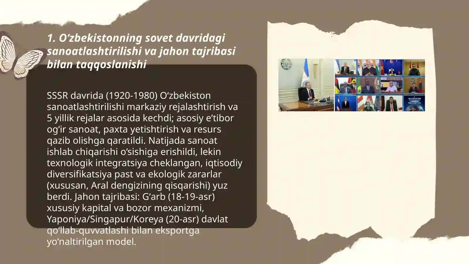 Oʻzbekiston va jahon davlatlari taraqqiyotini taqqoslash 3