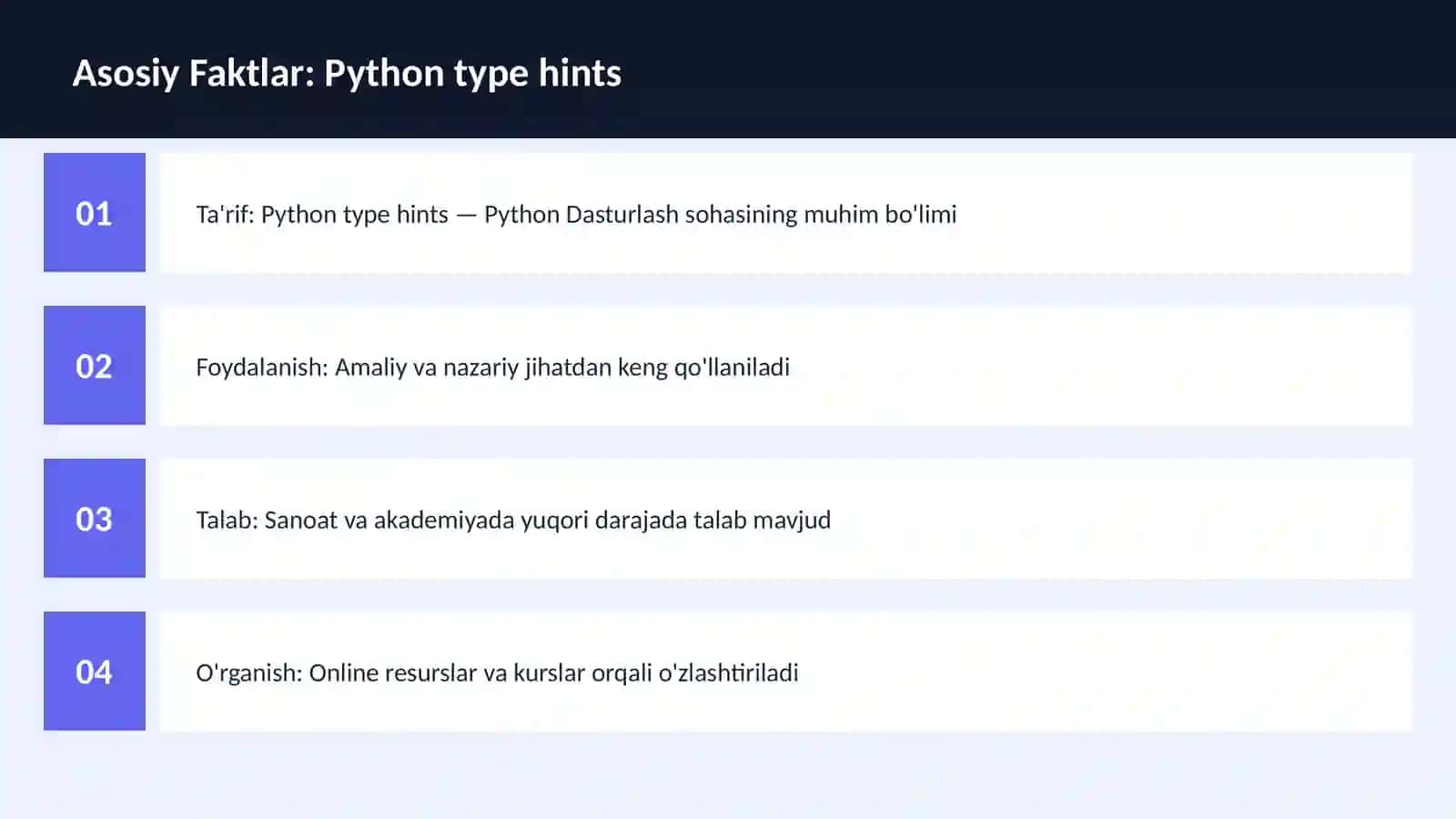 DASTURLASH | PYTHON DASTURLASH 3