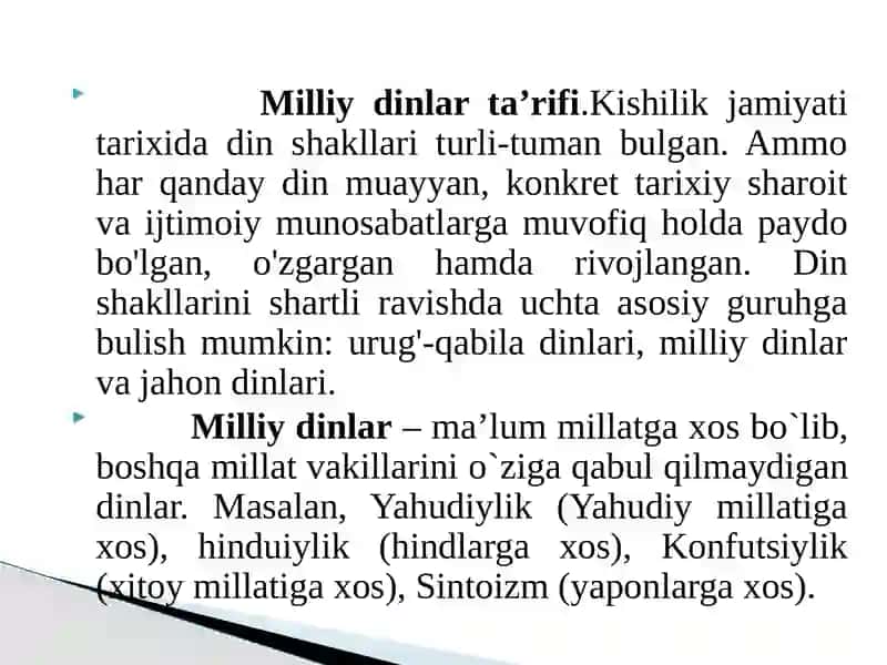 MILLIYDINLAR 3