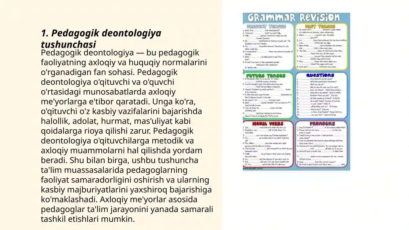 Pedagogik deontologiya va kompetentlik fanning maqsadi va vazifalari 3