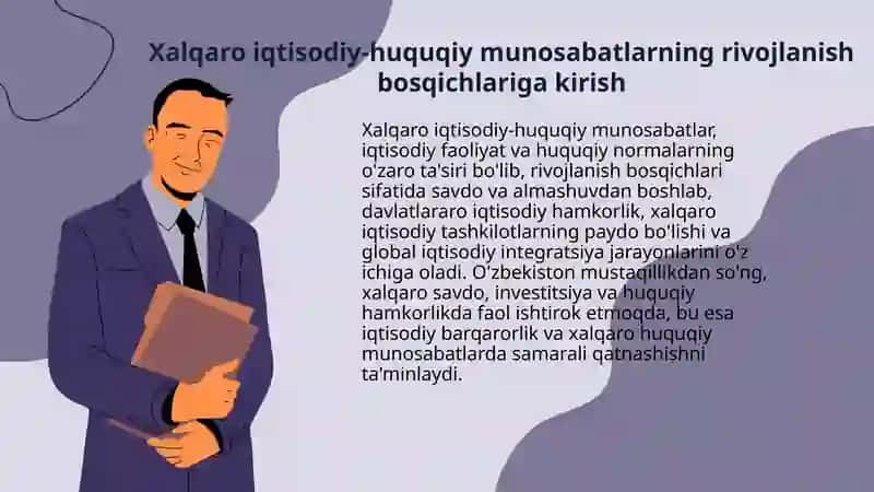 O'zbekiston Xalqaro Miqyosida Iqtisodiy-Huquqiy takomillashtirish choratadbiri 3
