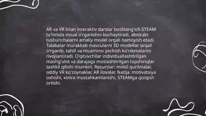 STEAM boshlangʻich ta'limda eng istiqbolli texnologiya 3