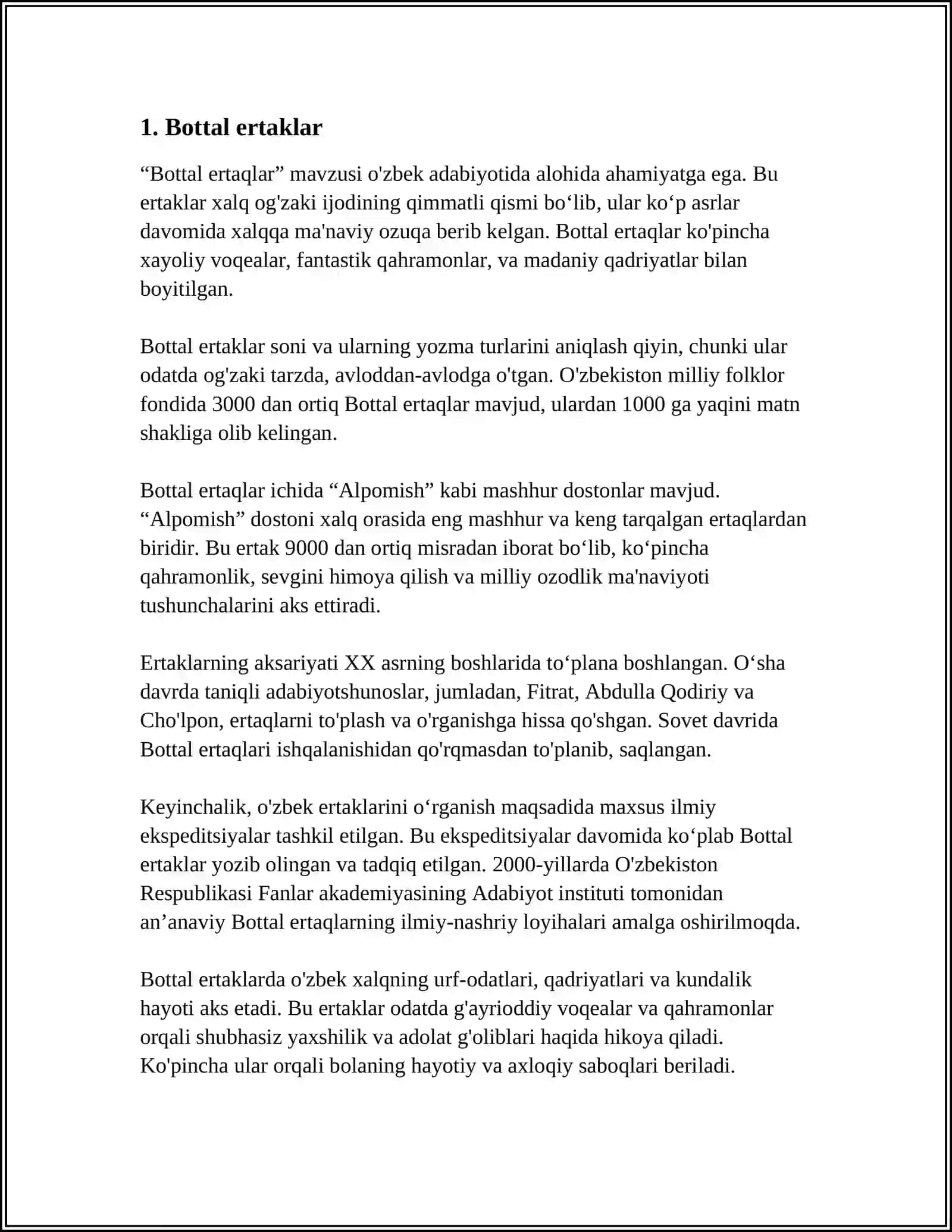 Bottal ertaqlar 3