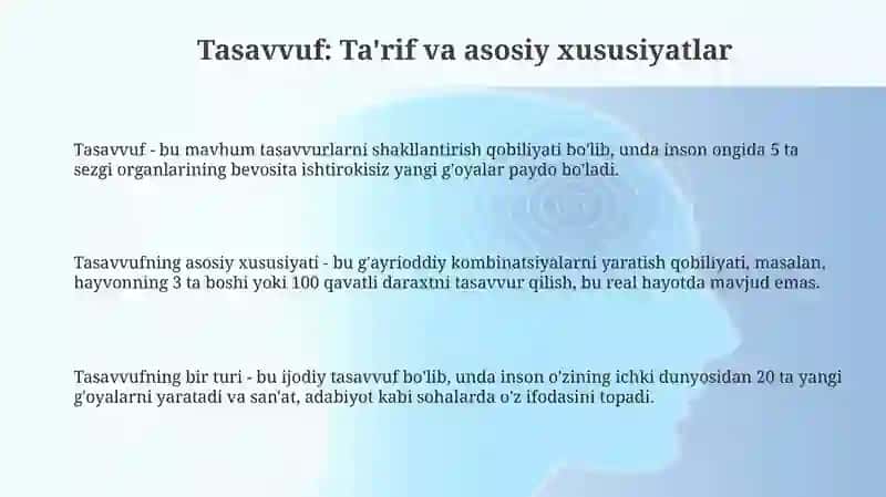 Tasavvufning Afzalliklari, Kamchiliklari va Rag'batlantirish Usullari 3