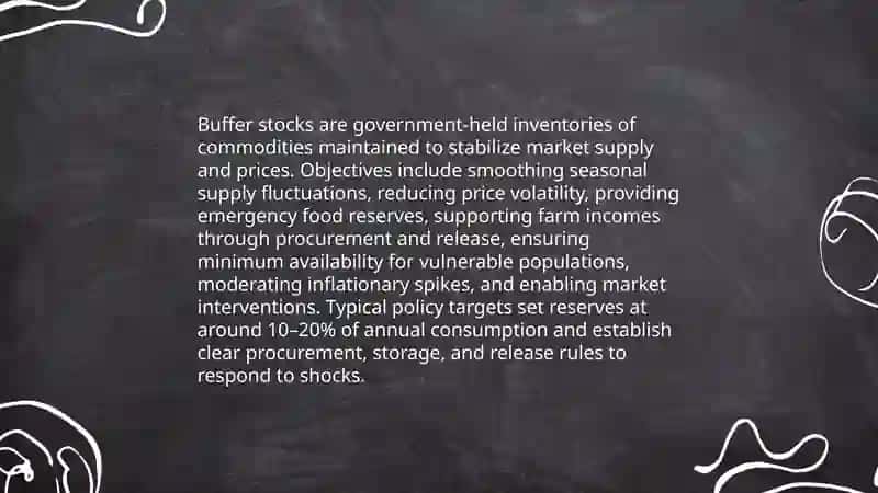 Buffer stocks 3