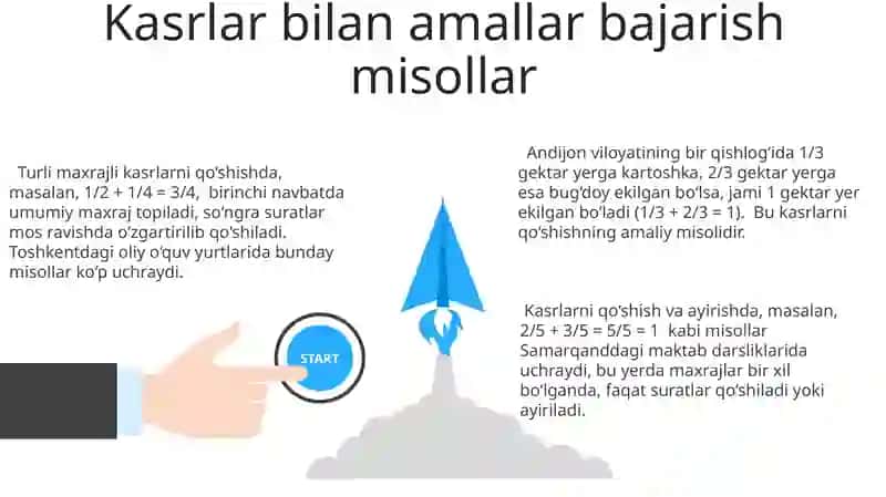 Oddiy kasrlar 3