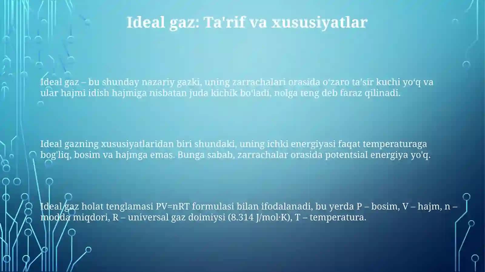 Idealgaz 3
