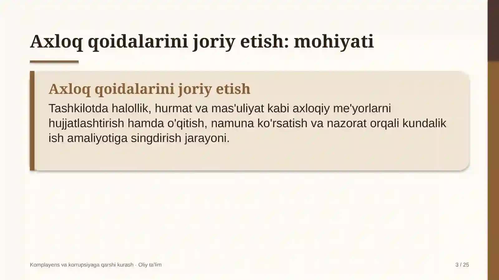 bojsiz savdo do'konlarida axloq qoidalarini joriy etish 4528 3