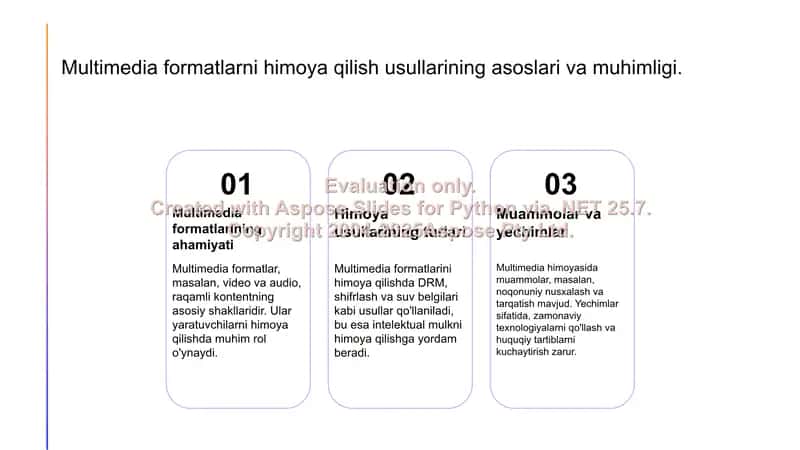 Multimediyaviy formatlarni himoya qilish DRM va boshqa texnalogiyalar 3