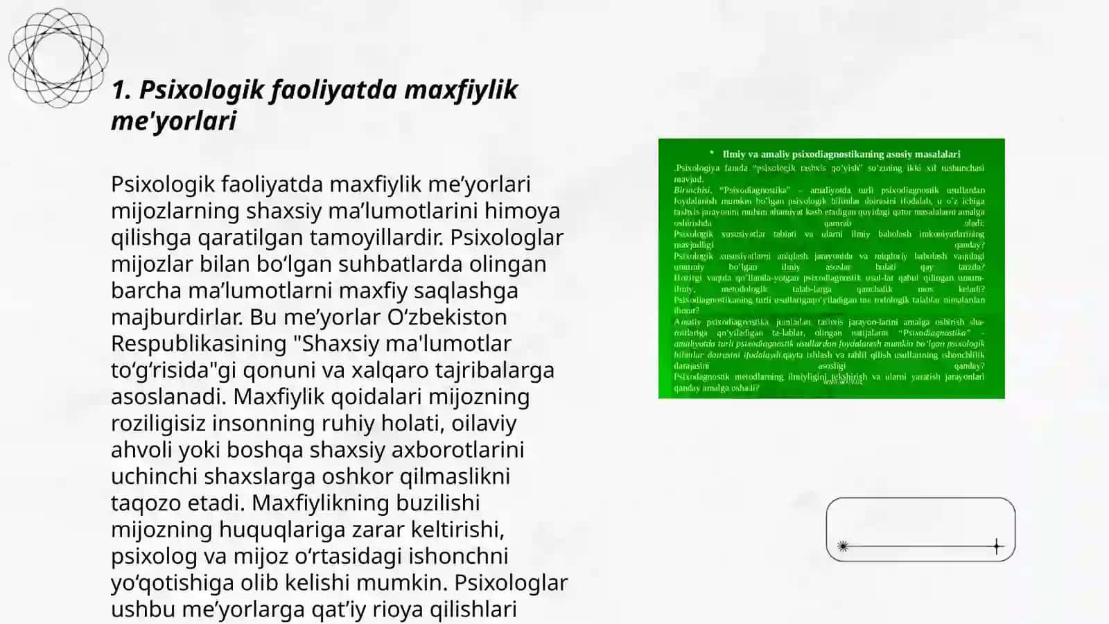 MAXFIYLIK QOIDALARI MIJOZNING ROZILIGIGA ZARAR KELTIRISHI 3