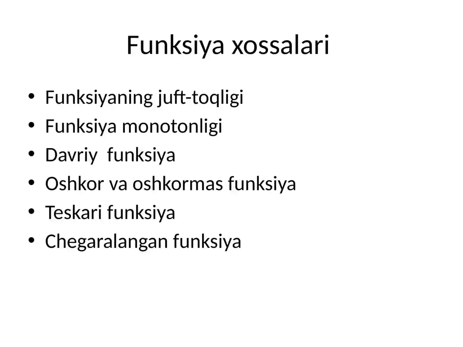 Funksiya 3