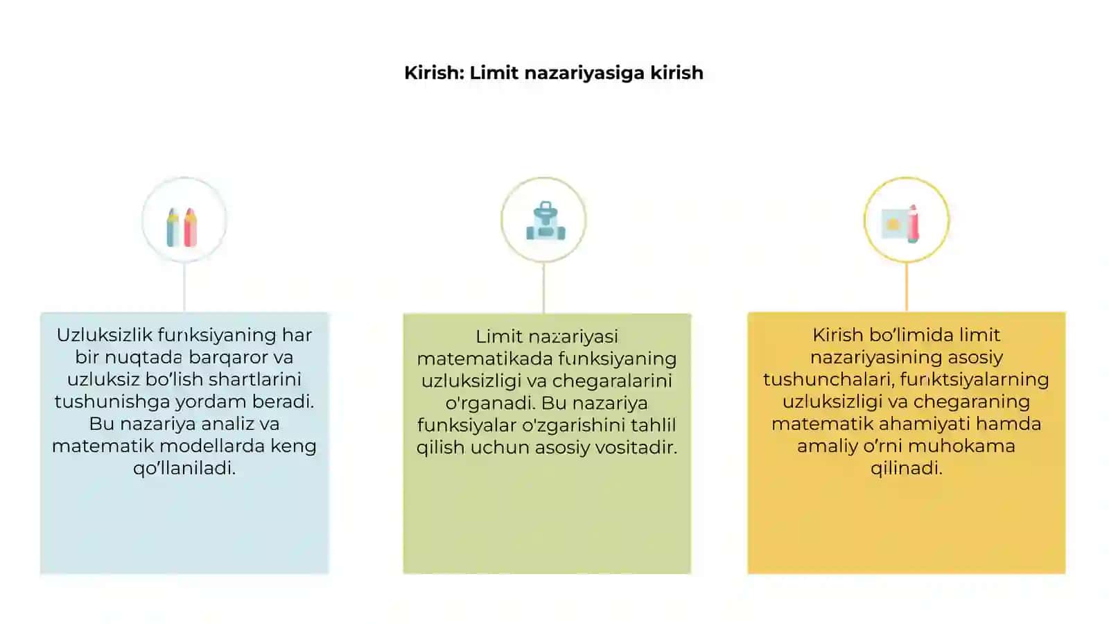 Limit nazariyasi 3