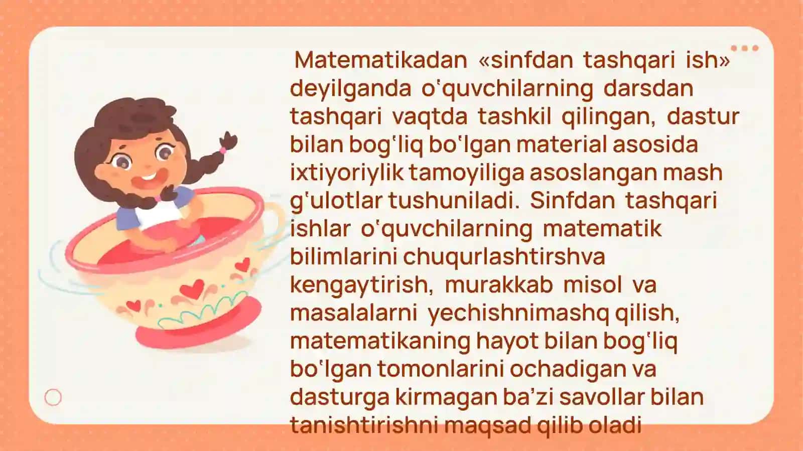 Boshlang‘ich sinflarda matematikadan sinfdan tashqari ishlarni tashkil etishning maqsad va vazifalari 3