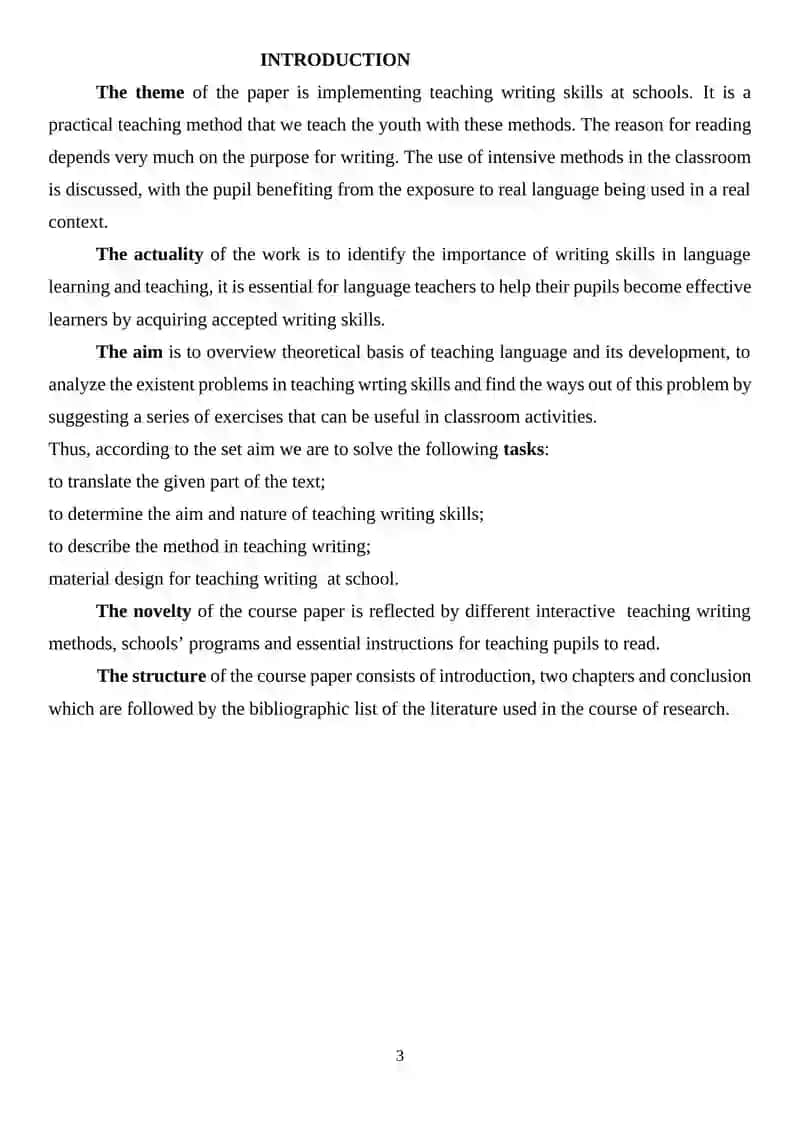 Effective ways of teaching writing in EFL classes 3