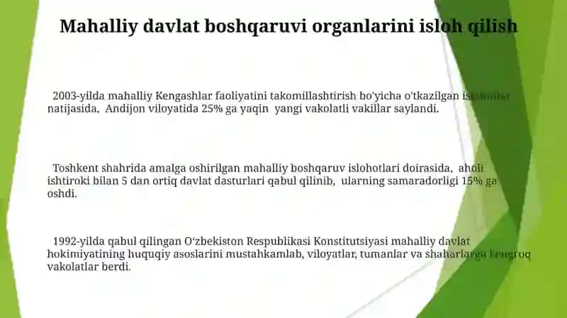 Davlat Boshqaruvi Tizimida Amalga Oshirilgan Islohotlar 3