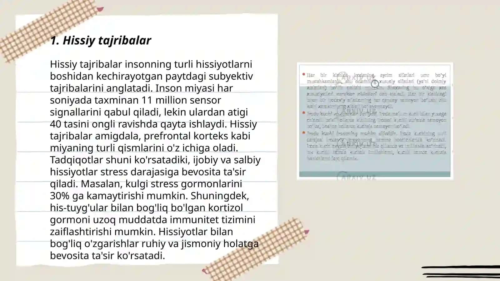 Shaxsning hissiy va Irodaviy hossasi 3