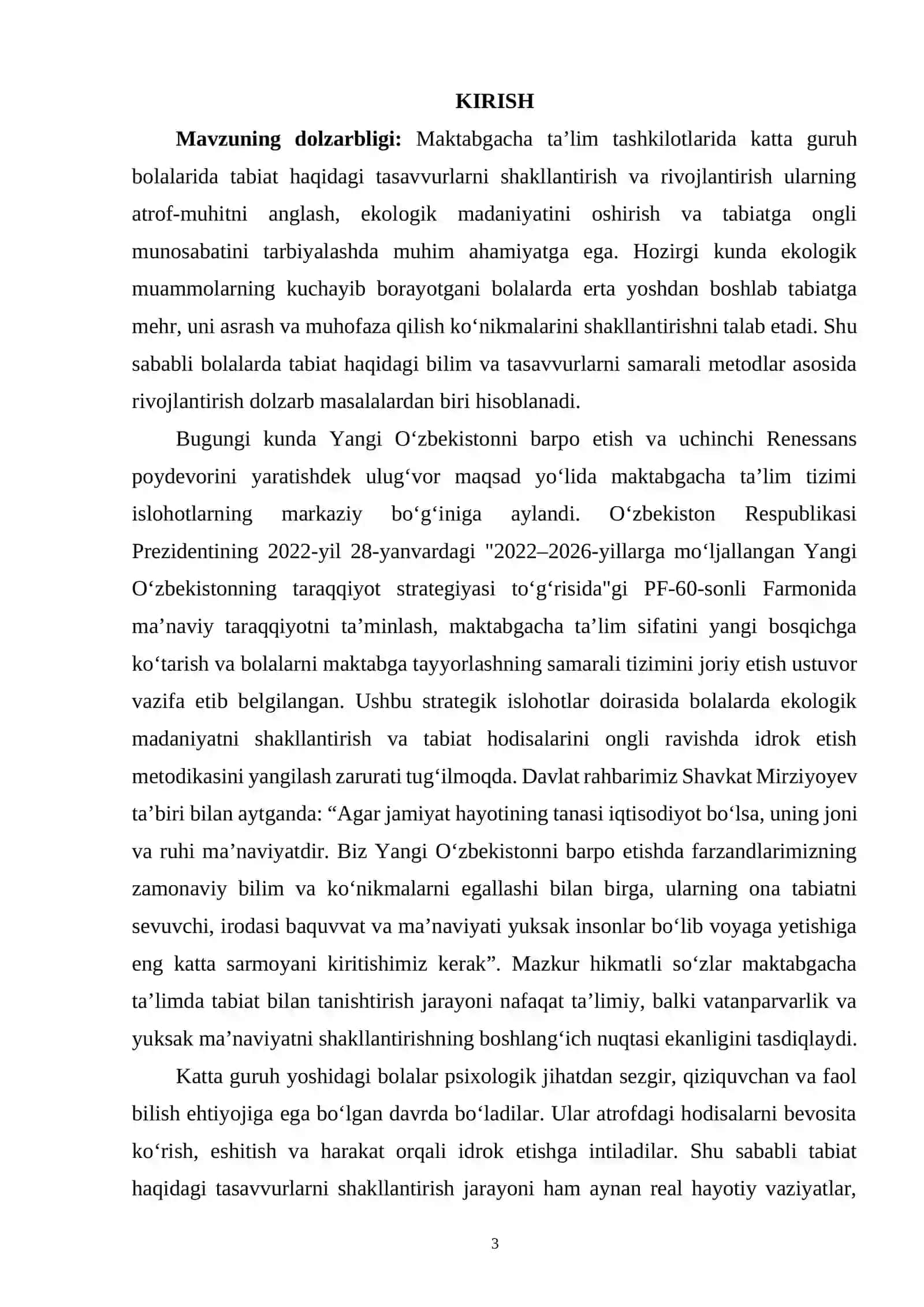 Maktabgacha ta’lim tashkiloti tarbiyalanuvchi katta guruh bolalarida tabiat haqida tasavvurlarni rivojlantirish 3