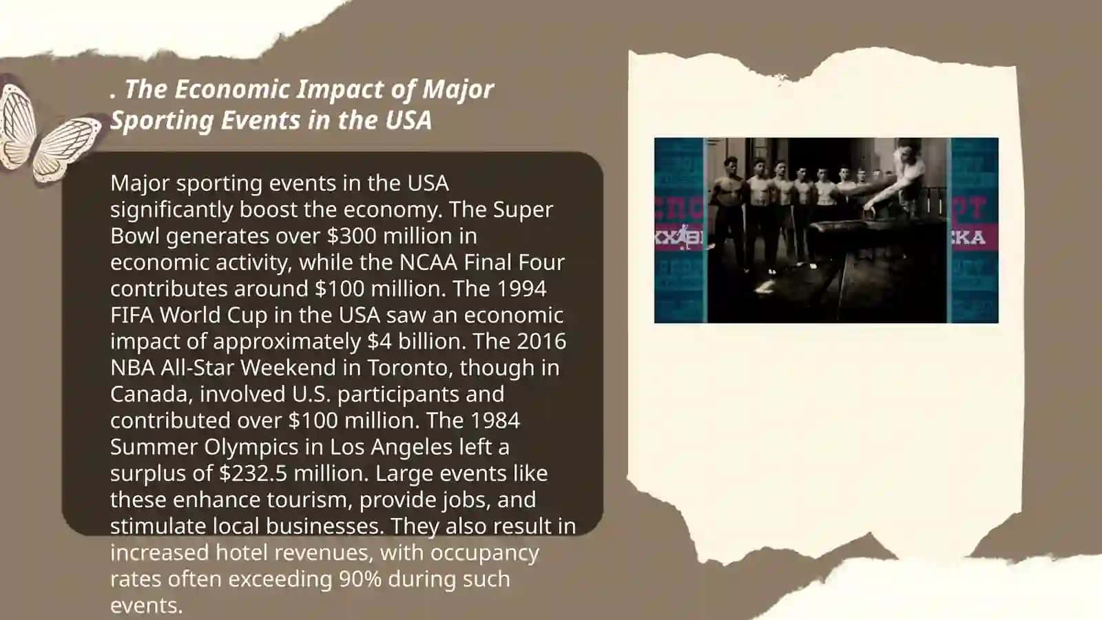 The economics, sport and media of the USA by Norpo'latova Yasmina 3