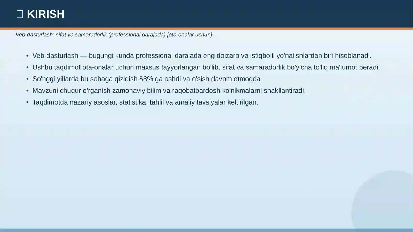 Veb-dasturlash: sifat va samaradorlik (professional darajada) [ota-onalar uchun] 3